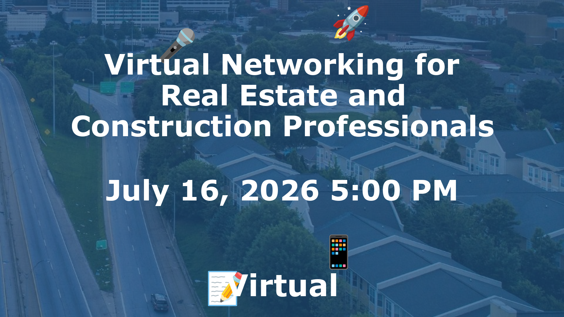 Virtual Networking for Real Estate and Construction Professionals event image